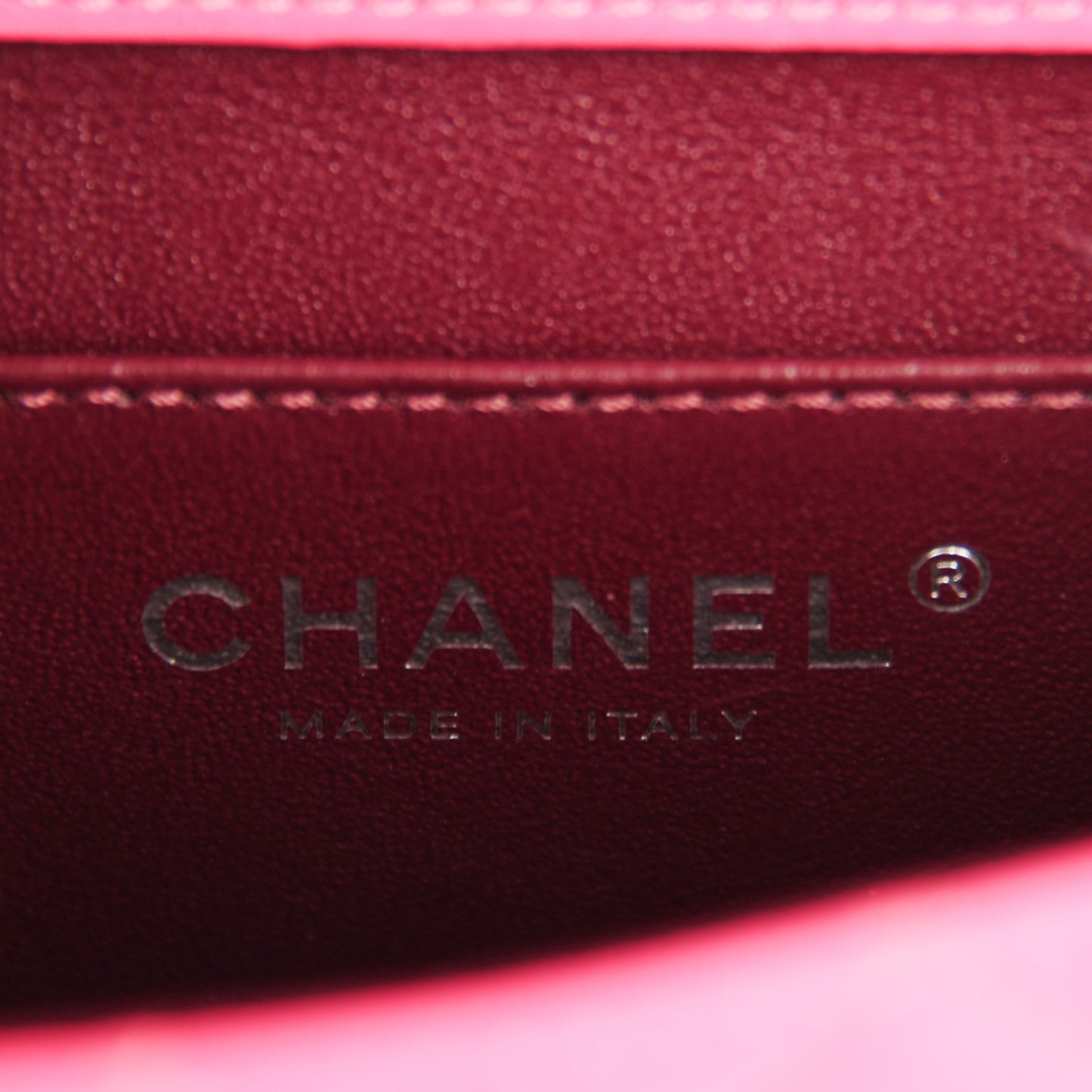 Lambskin Quilted Mini Crossing Times Flap Pink
