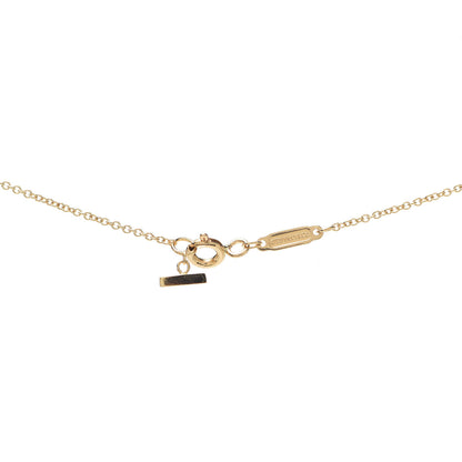 Tiffany 18K Yellow Gold Small T Smile Pendant Necklace 4 of 5
