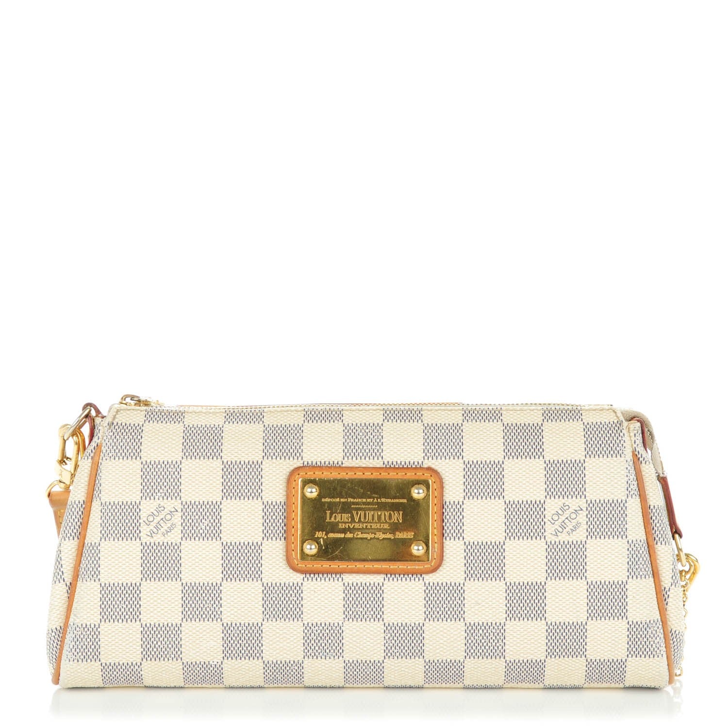 Louis Vuitton Damier Azur Eva Clutch 1 of 8