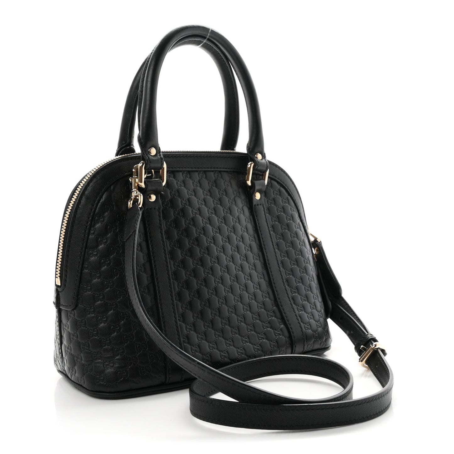 Microguccissima Mini Dome Bag Black
