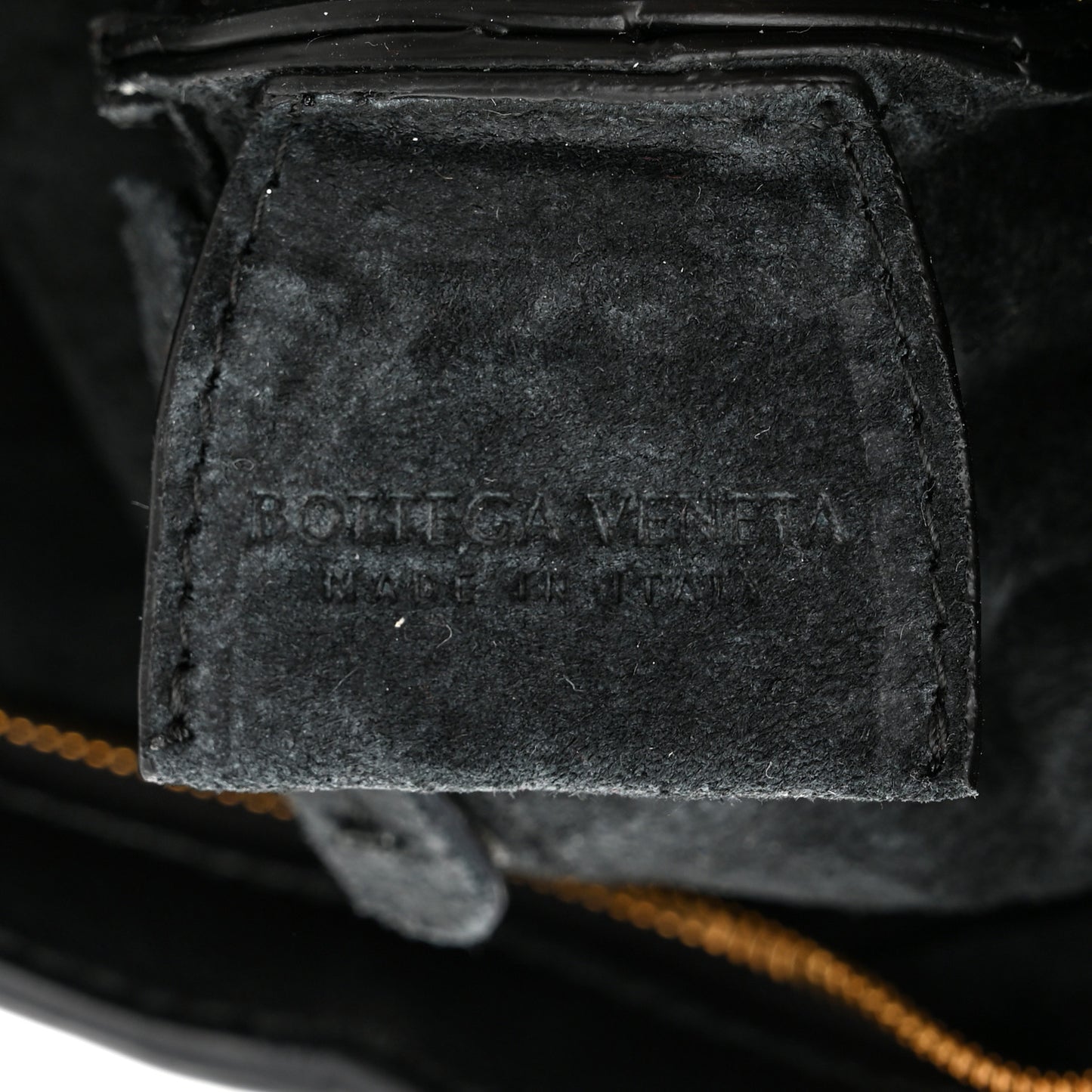 Nappa Intrecciato Mini Solstice Shoulder Bag Black