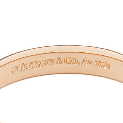 Tiffany 18K Rose Gold 3mm Classic Wedding Band Ring 53 6.5 4 of 4