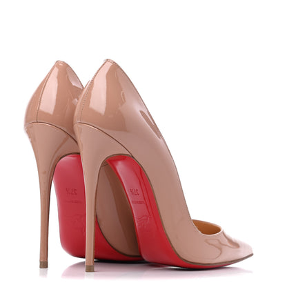 Christian Louboutin Patent So Kate 120 Pumps 37.5 Nude 4 of 10