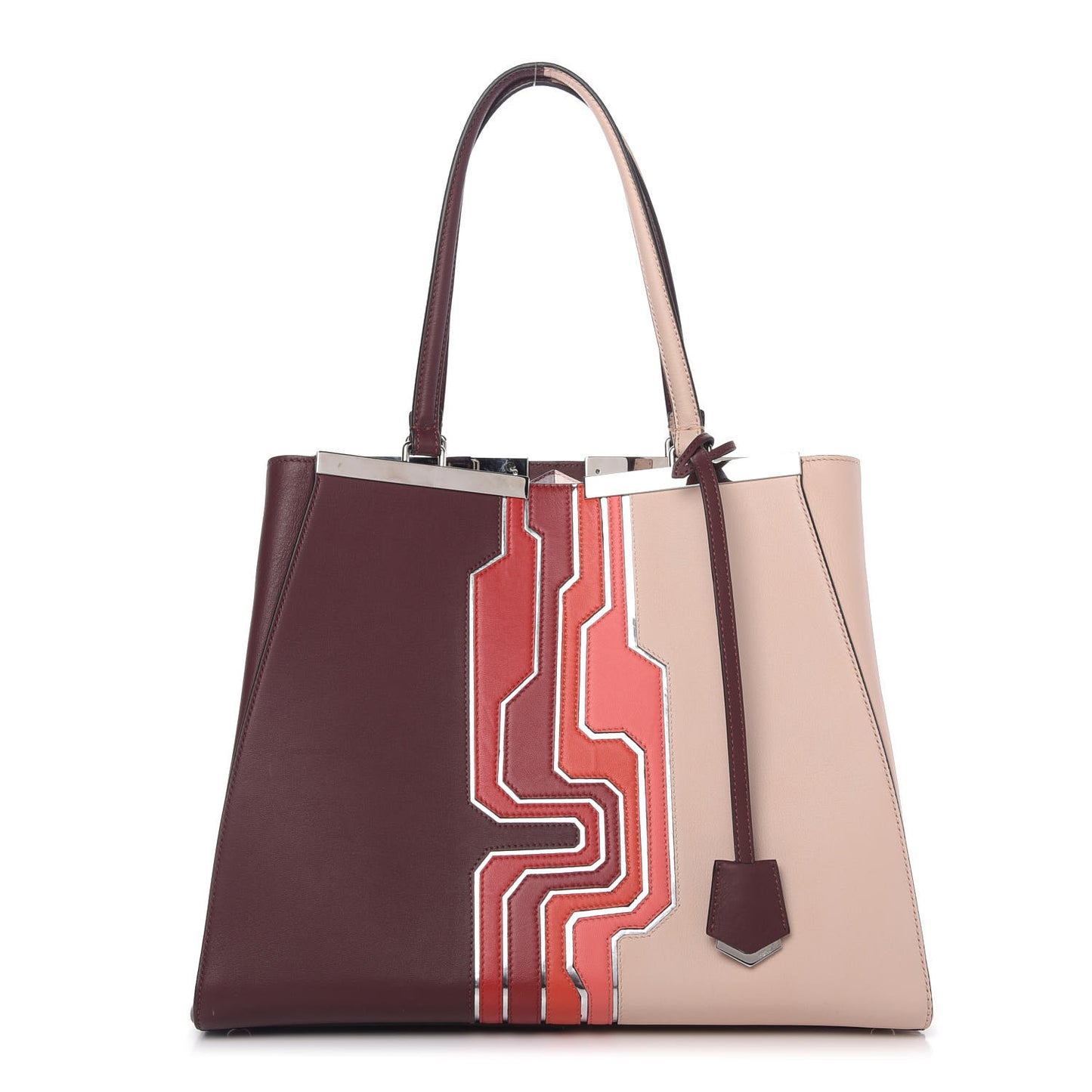 Vitello Circuit Inlay Large 3Jours Tote Multicolor