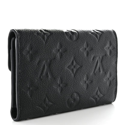 Louis Vuitton Empreinte Compact Curieuse Wallet Black 3 of 10