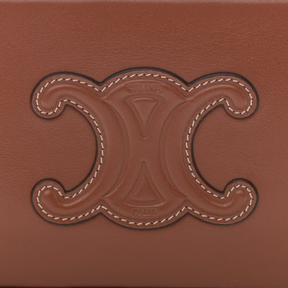 Celine Smooth Calfskin Cuir Triomphe Mini Camera Shoulder Bag Tan 7 of 9