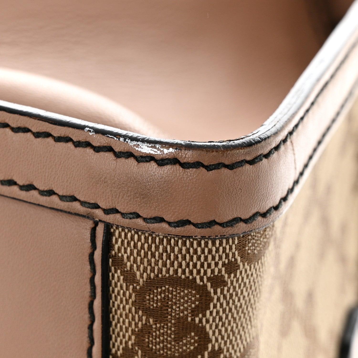 Gucci Monogram Medium Emily Chain Shoulder Bag Light Pink 14 of 17