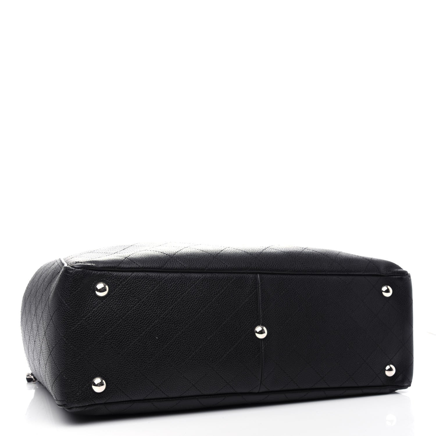 Chanel Grained Calfskin CC Pocket Tote Black 4 of 10