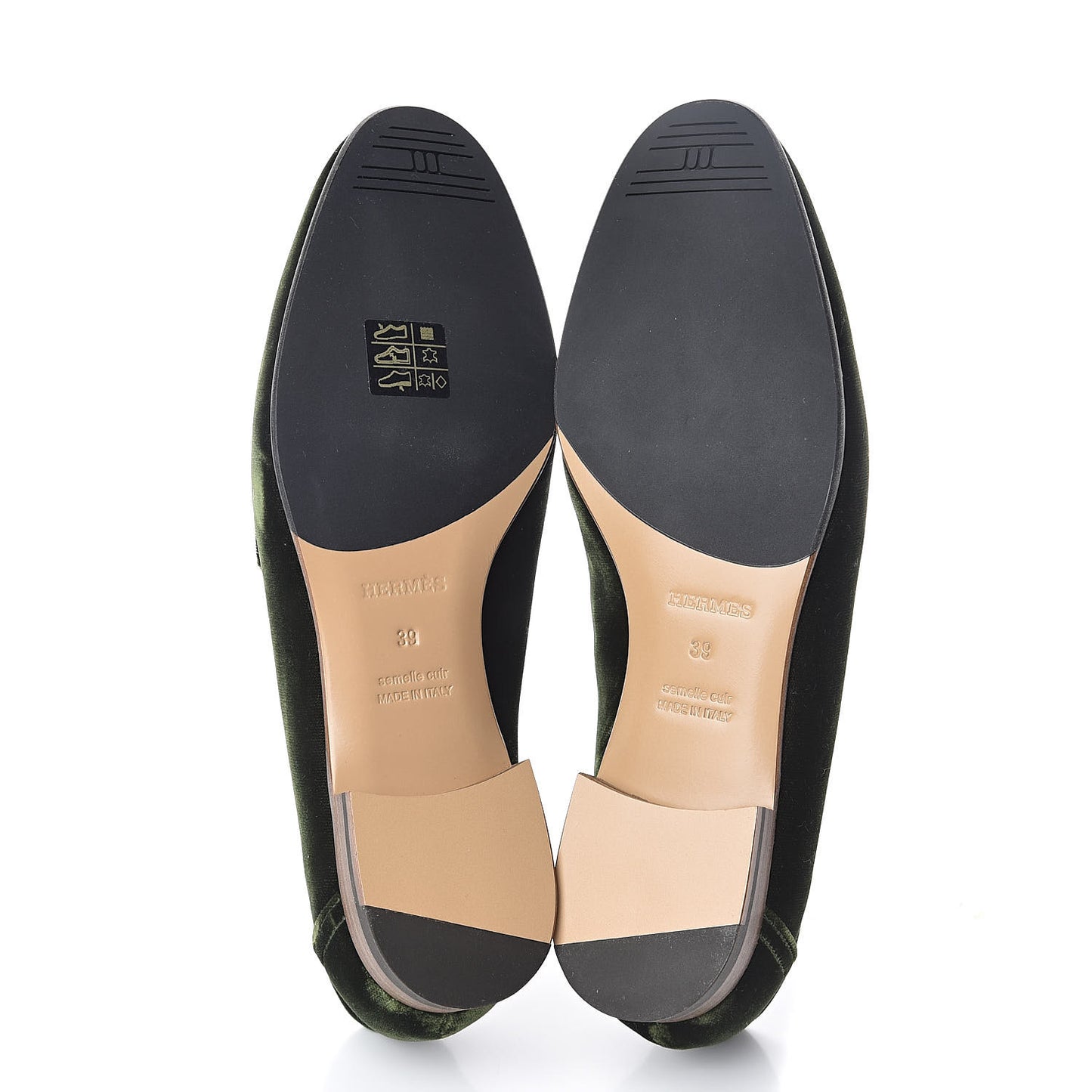 Velvet Womens Paris Loafers 39 Vert