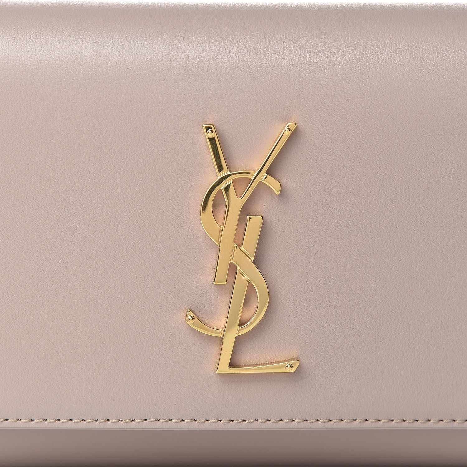 Saint Laurent Smooth Calfskin Monogram Kate Belt Bag Natural 7 of 9