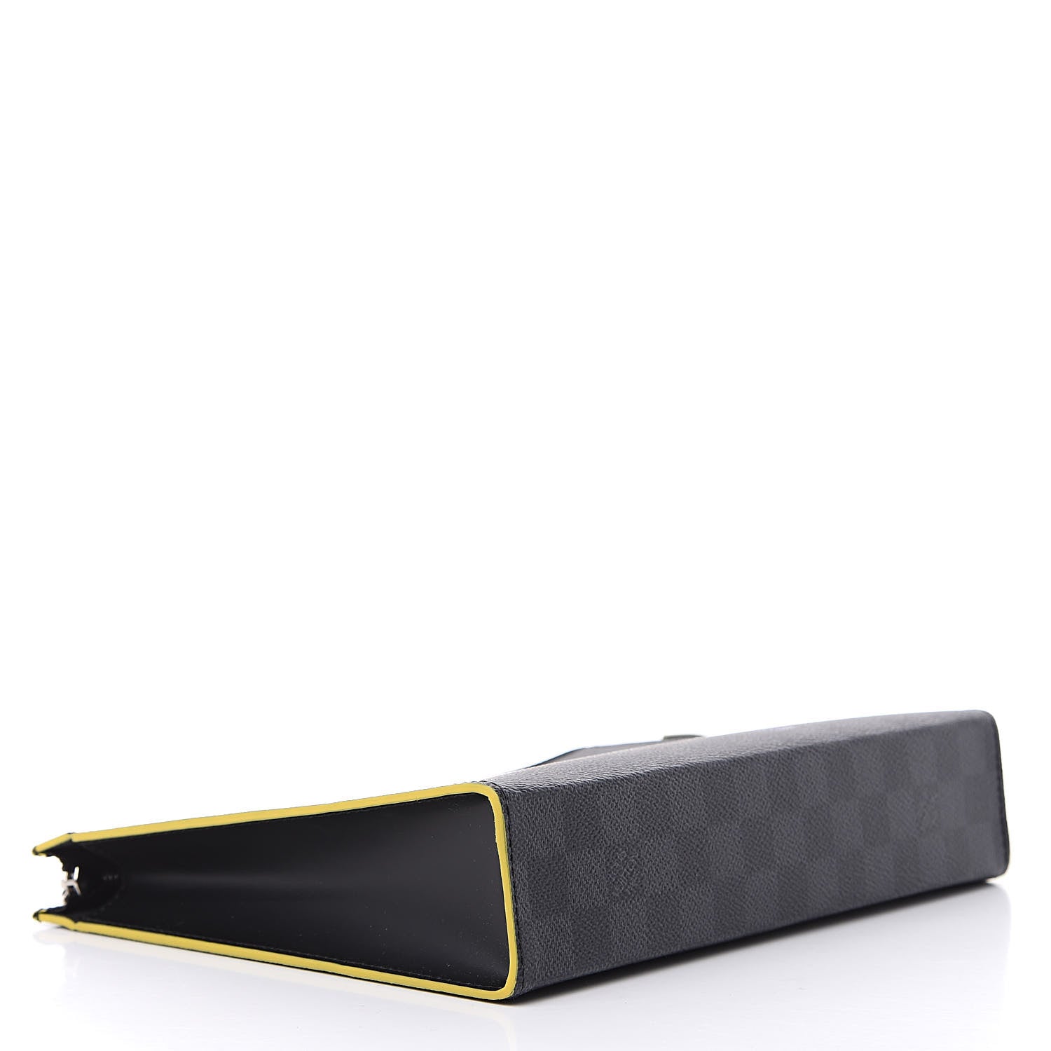Louis Vuitton Damier Graphite Pochette Voyage MM Yellow 4 of 10
