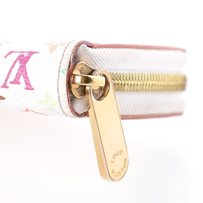 Louis Vuitton Monogram Multicolor Zippy Wallet White Litchi 14 of 15