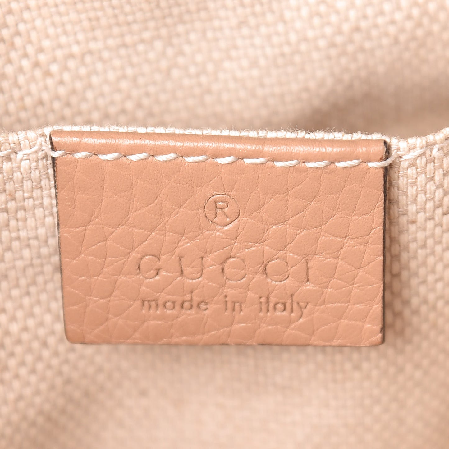 Pebbled Calfskin Small Soho Disco Bag Camelia