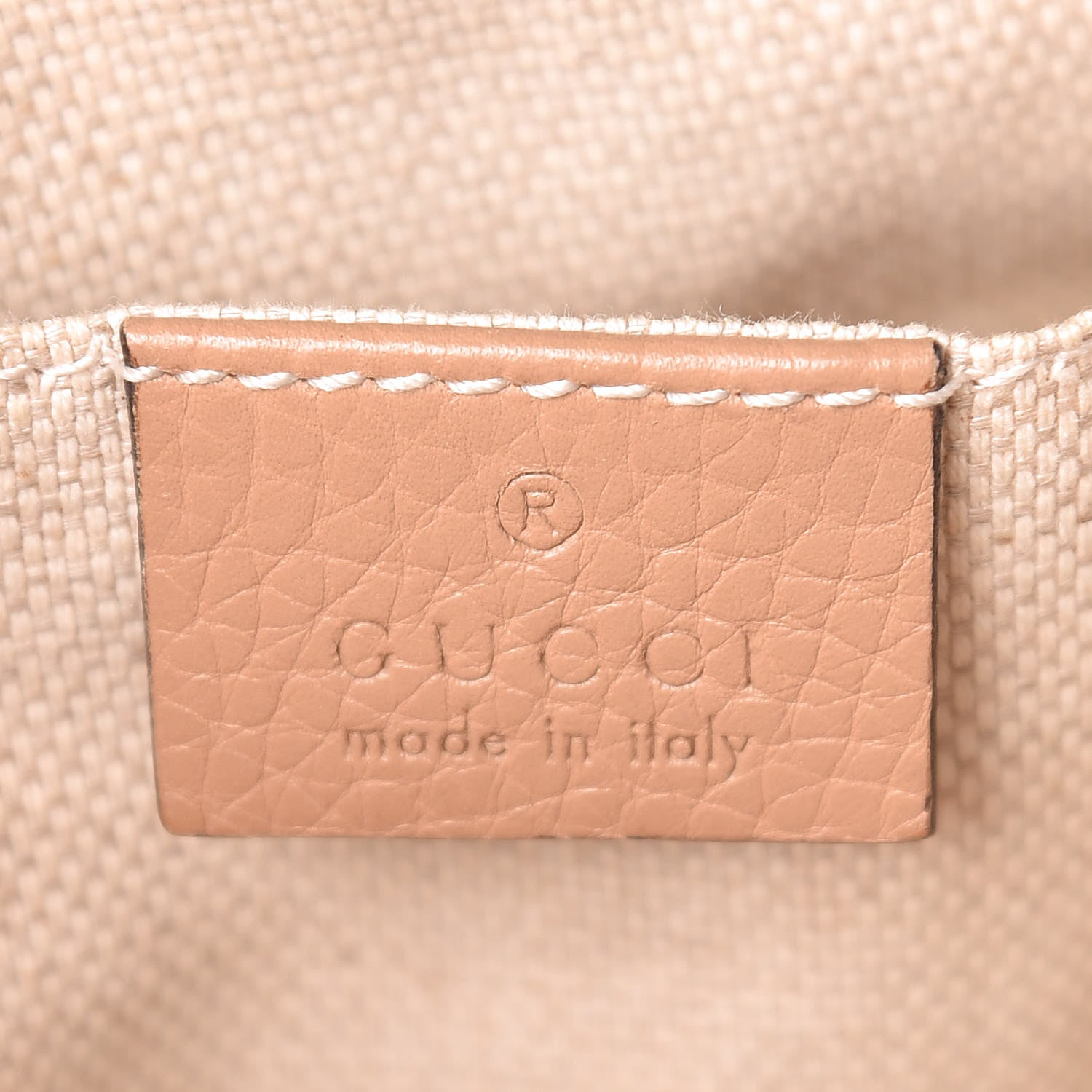 Gucci Pebbled Calfskin Small Soho Disco Bag Camelia 6 of 9