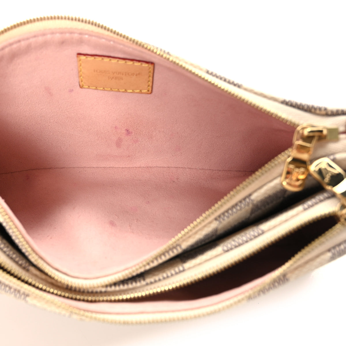 Louis Vuitton Damier Azur Liv Pochette 4 of 10