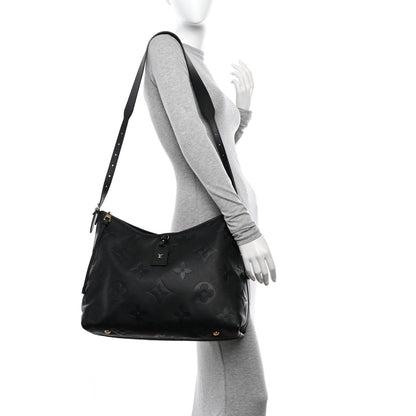 Louis Vuitton Empreinte Monogram Giant Carryall MM Black 2 of 9