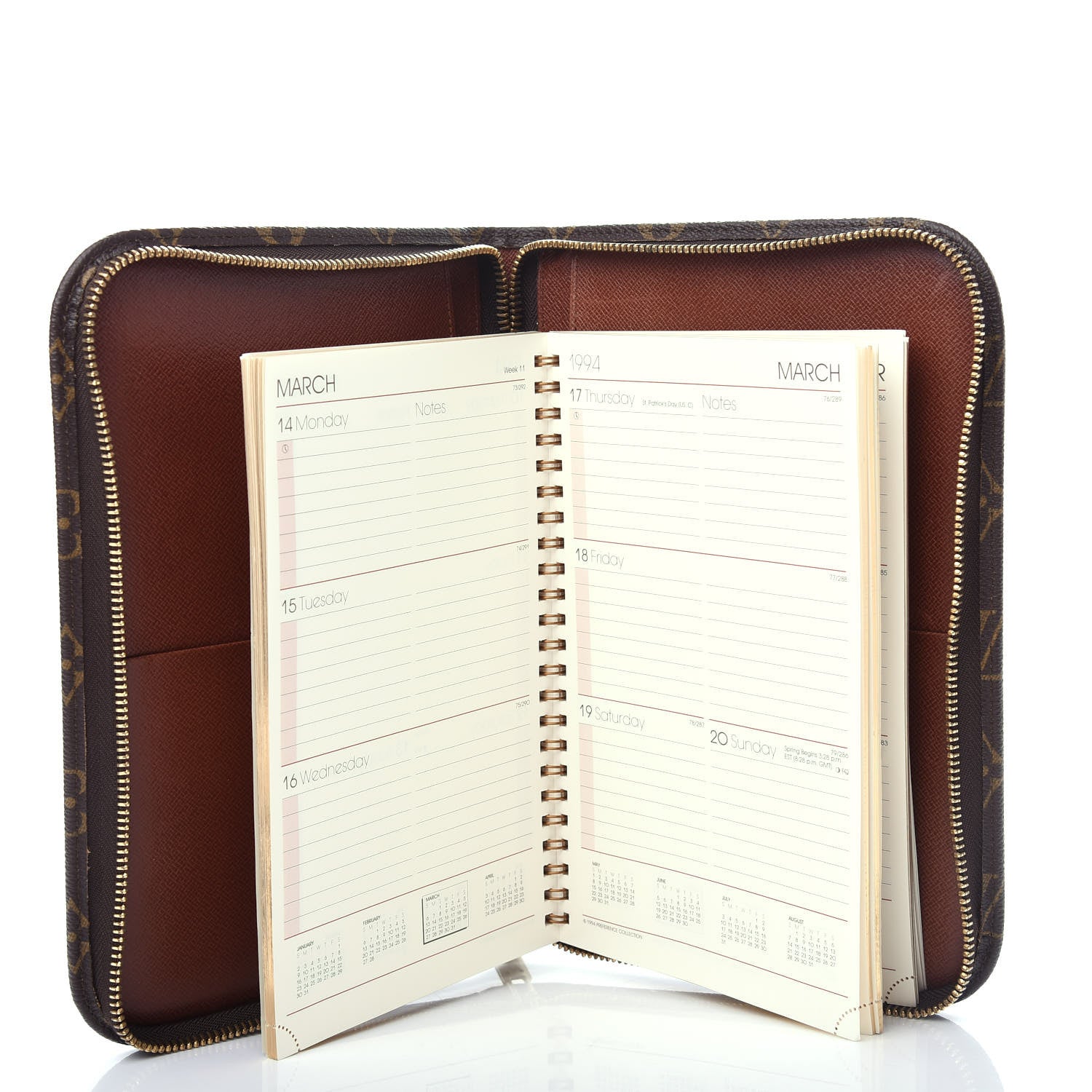 Louis Vuitton Monogram Zippy Agenda Cover 6 of 7
