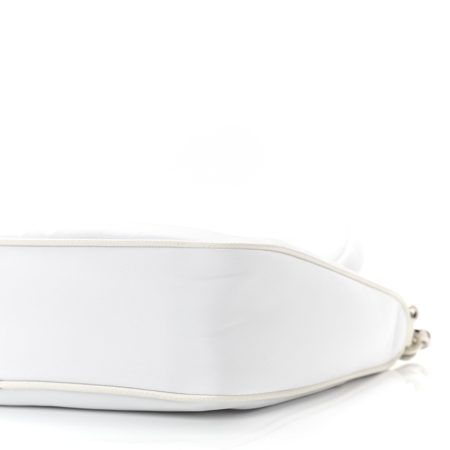 Prada Nylon Re-Edition 2005 Shoulder Bag White 9 of 9