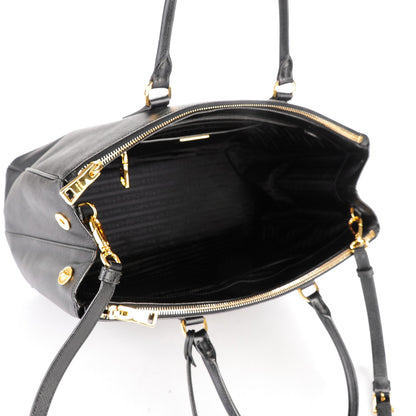 Prada Saffiano Large Galleria Double Zip Tote Black 5 of 8