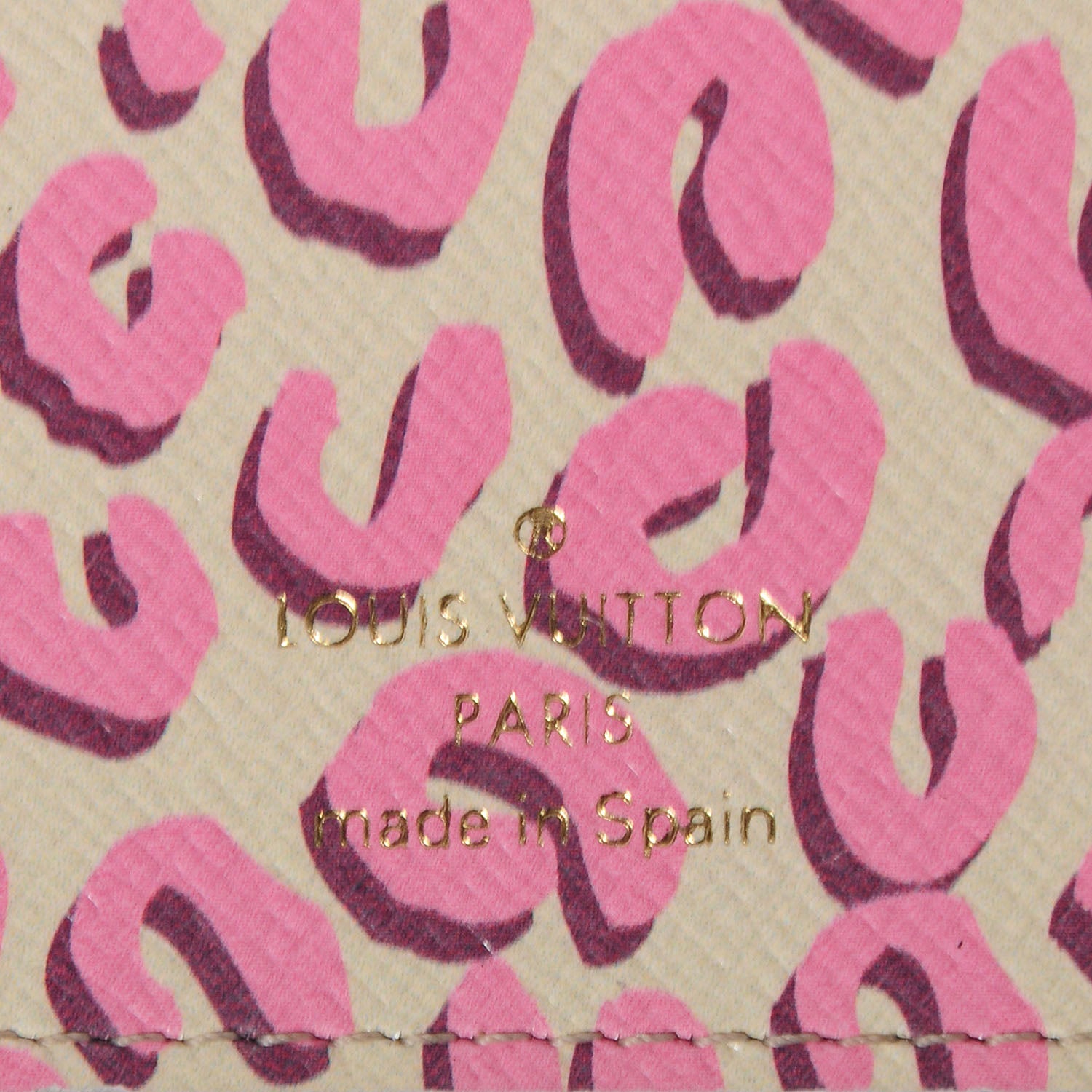 Louis Vuitton Monogram Leopard Insolite Wallet Blanc Corail 6 of 7