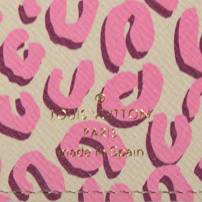 Louis Vuitton Monogram Leopard Insolite Wallet Blanc Corail 6 of 7
