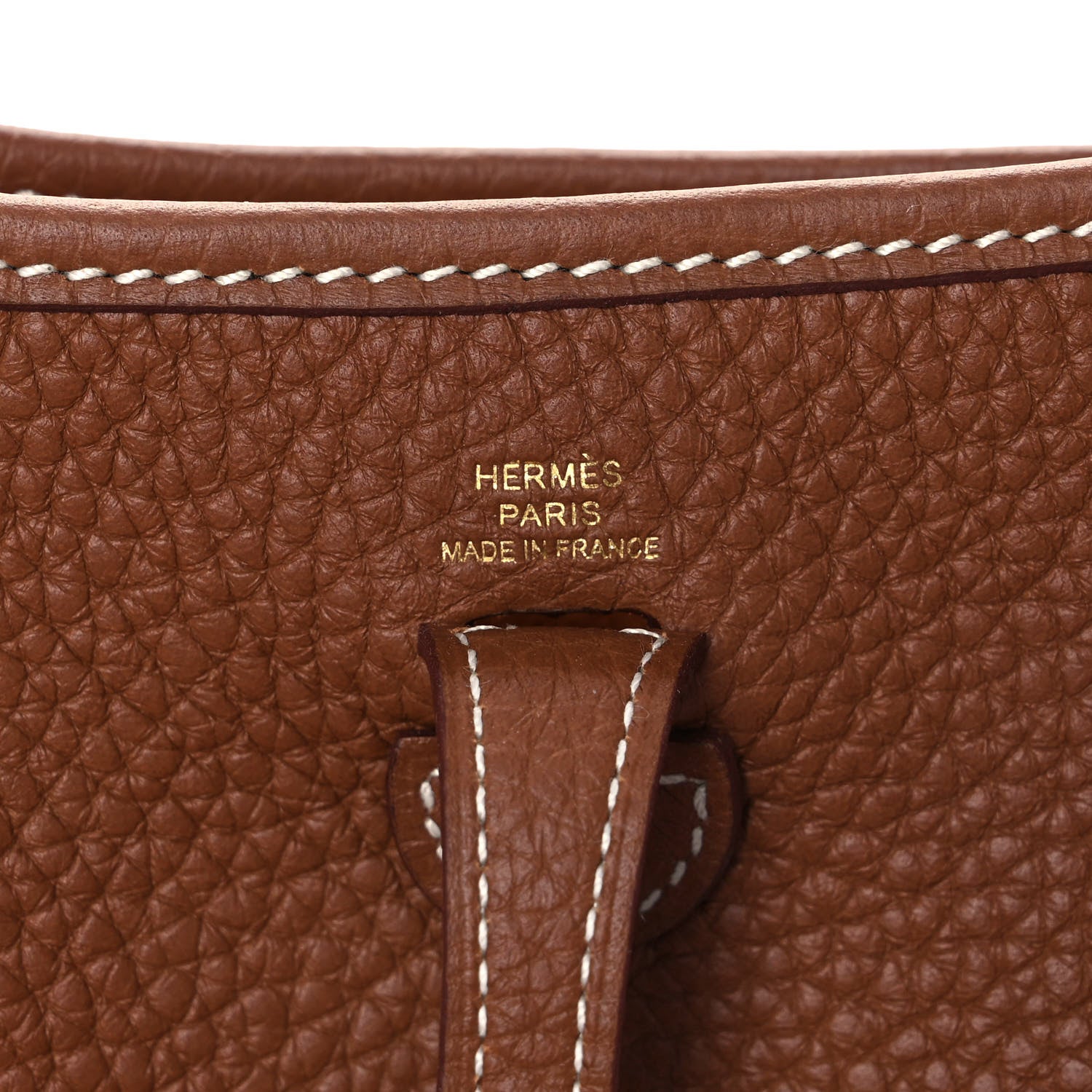 Hermes Taurillon Clemence Evelyne TPM Gold 6 of 11