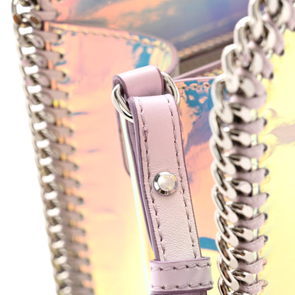 Stella McCartney Holographic Faux Leather Mini Falabella Silver 10 of 11