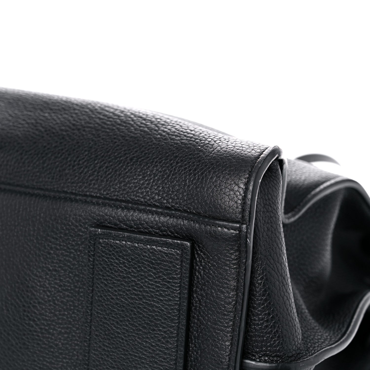Saint Laurent Grained Calfskin Medium Souple Sac De Jour Duffle Black 9 of 19