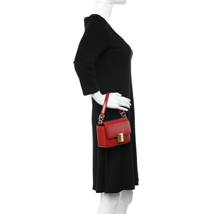 Givenchy Box Calfskin Small 4G Cube Chain Shoulder Bag Dark Red 2 of 12