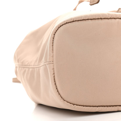 Prada Saffiano Tessuto Nylon Vela Bucket Wristlet Cammeo 8 of 9