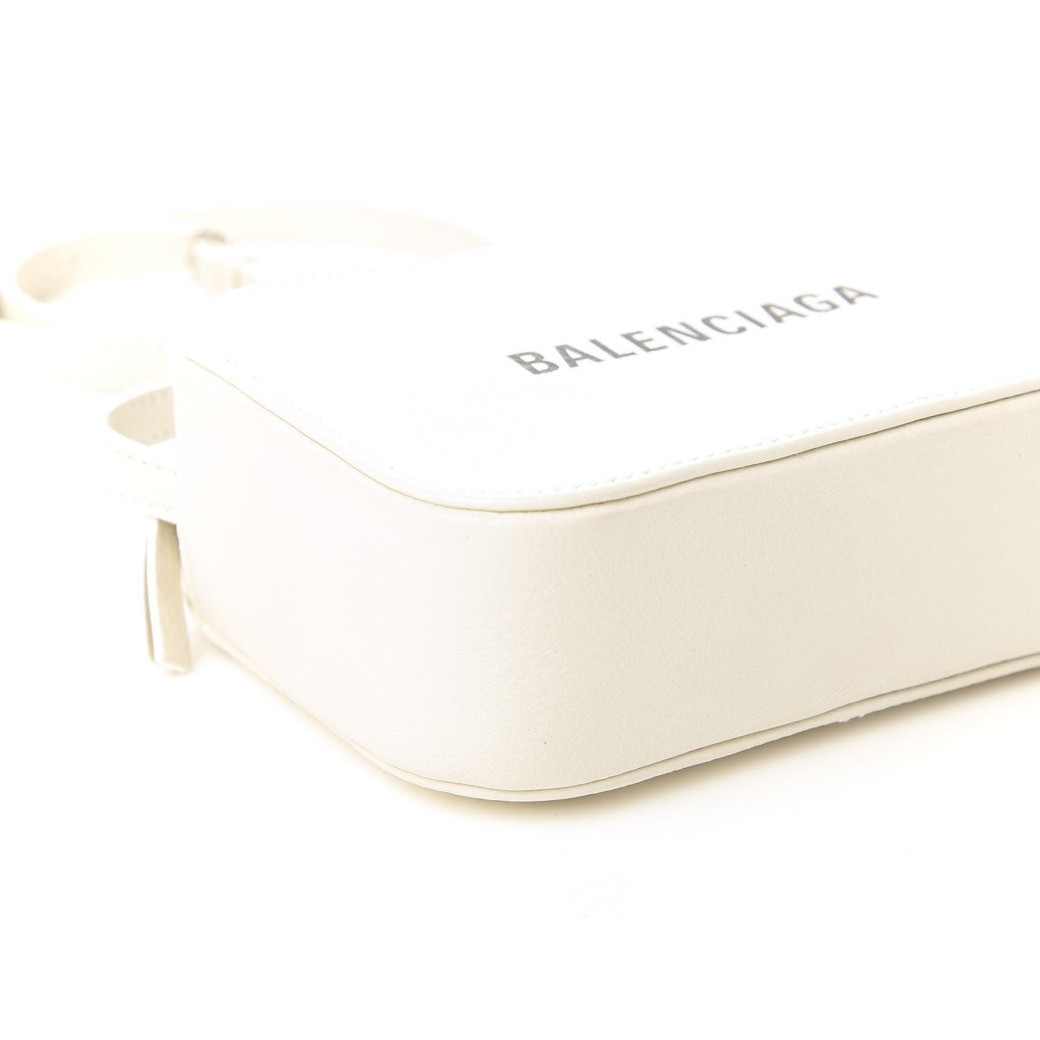 Balenciaga Calfskin Logo XS Everyday Camera Bag White 7 of 8