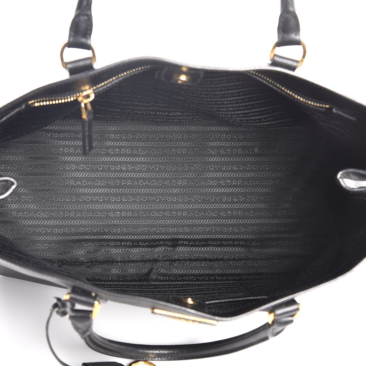 Saffiano Lux Large Tote Nero Black