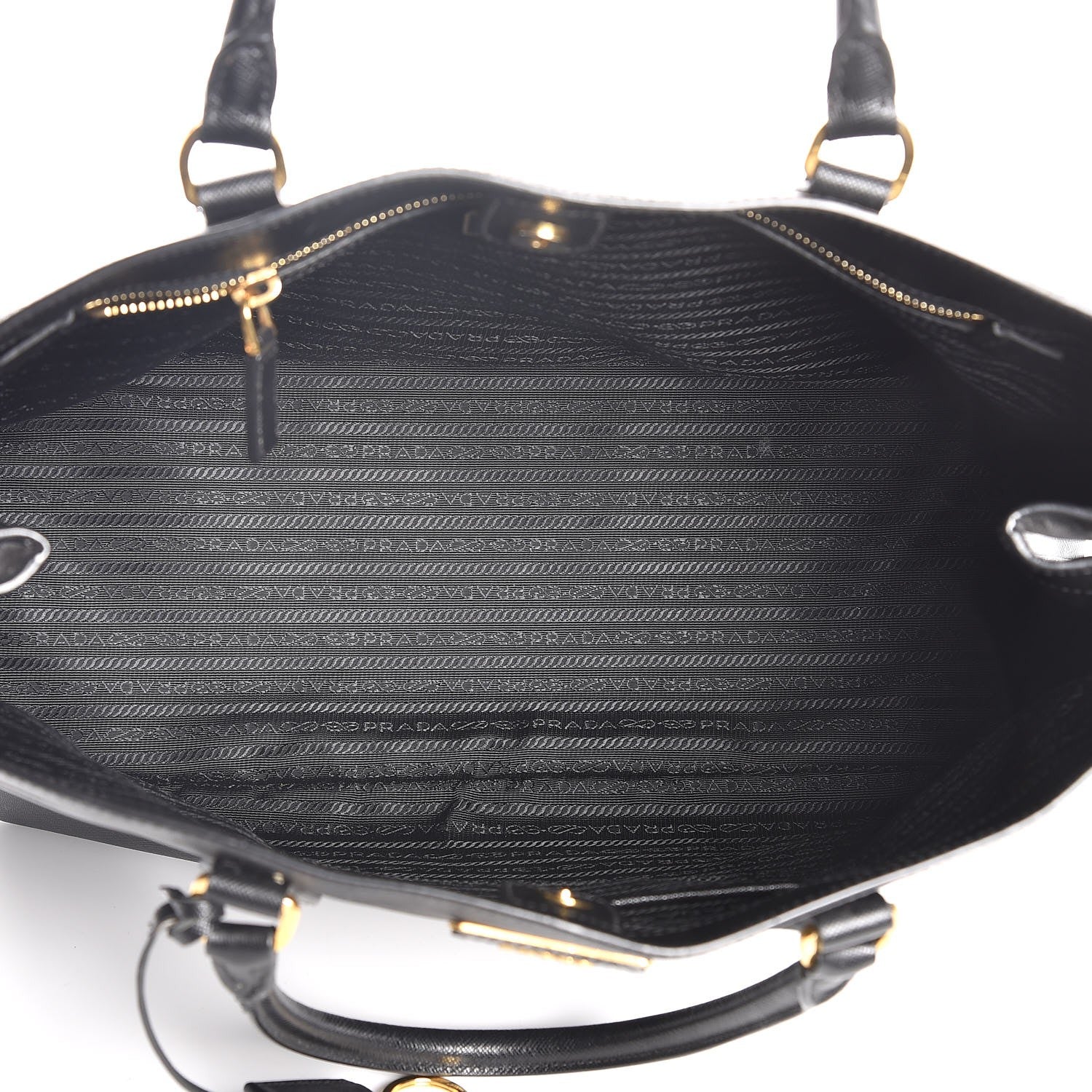Prada Saffiano Lux Large Tote Nero Black 5 of 13