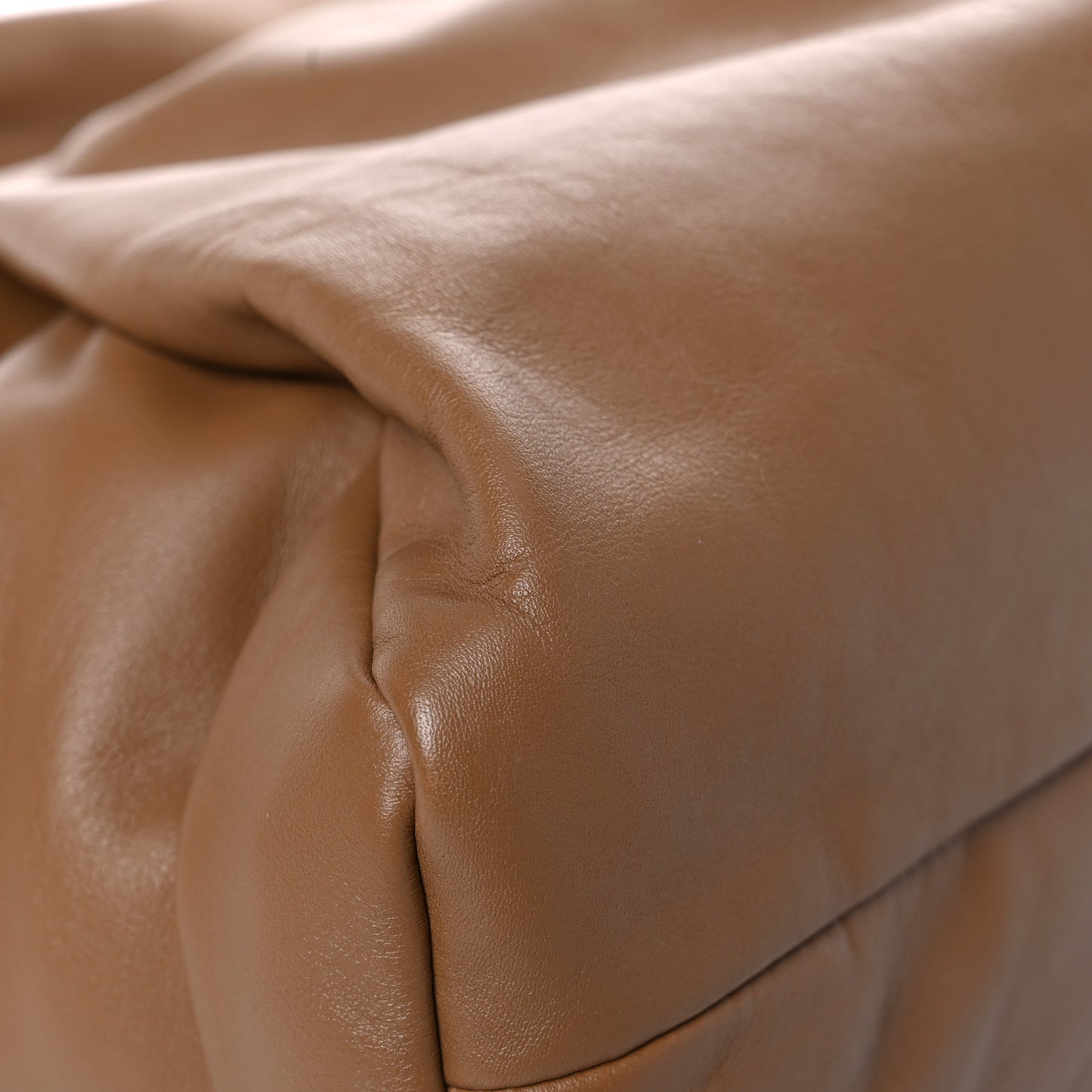 Smooth Butter Calfskin Small The Shoulder Pouch Teak