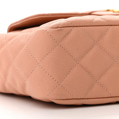 Chanel Caviar Quilted Wavy CC Hobo Beige 9 of 13