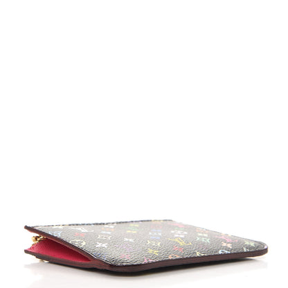 Louis Vuitton Monogram Multicolor Key Pouch Black Grenade 4 of 8