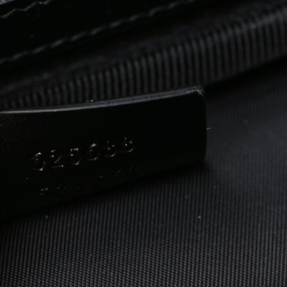 Gucci Calfskin Matelasse Large GG Marmont Vanity Cosmetic Case Black 6 of 10