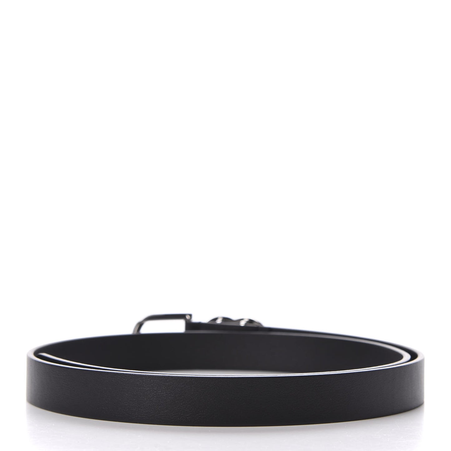 Calfskin Crystal CC Belt 85 34 Black