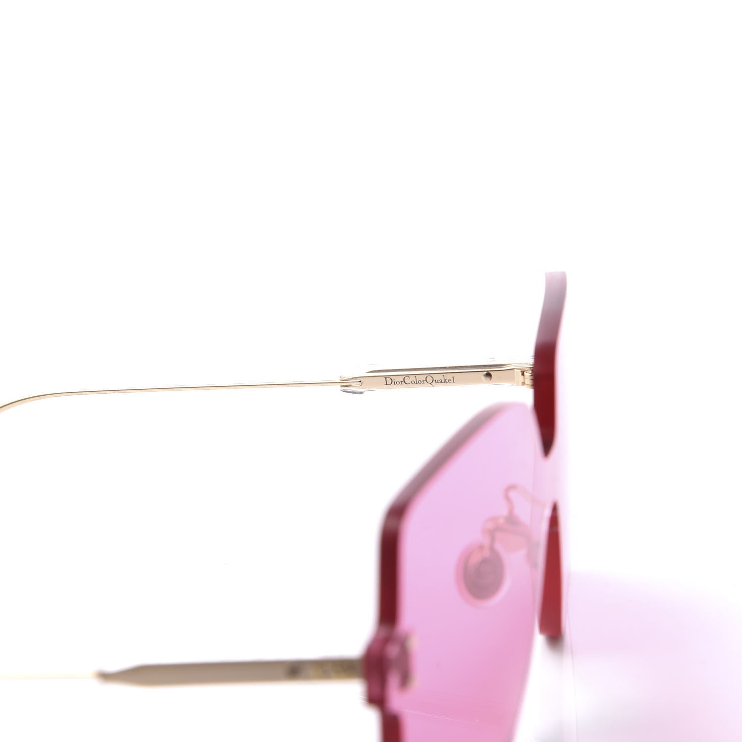Christian Dior Color Quake 1 Square Shield Sunglasses Fuchsia