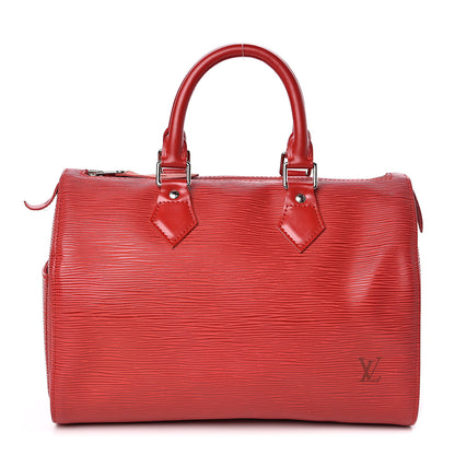 Louis Vuitton Epi Speedy 25 Rouge 1 of 12