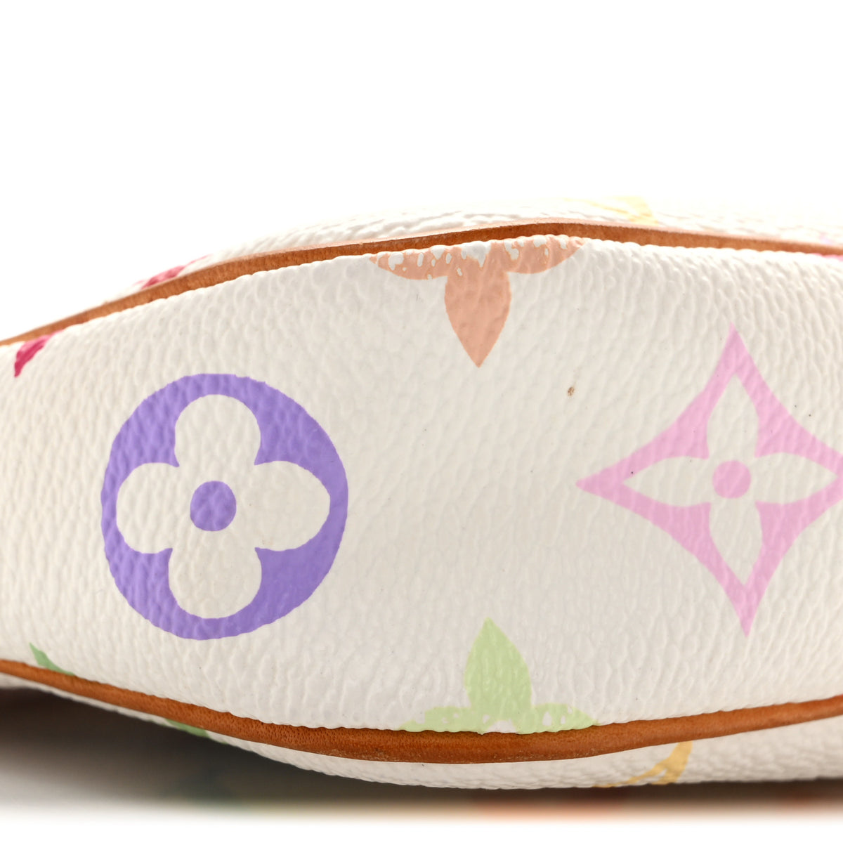 Monogram Multicolor Pochette Accessories White