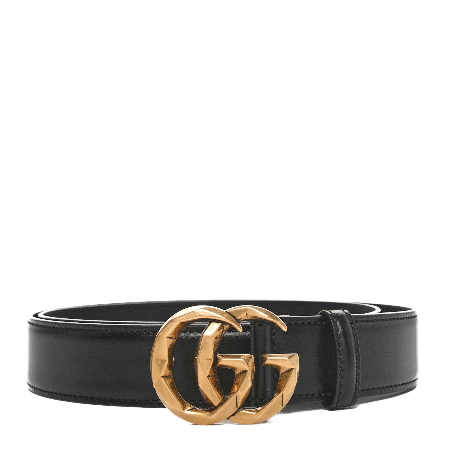 GUCCI ベルト ブラック Gucci Calfskin Double G 20mm Belt 85 34 Black 1686848