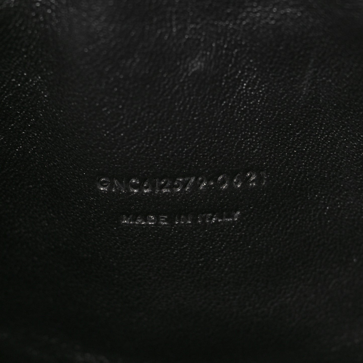 Grain De Poudre Matelasse Monogram Mini Lou Camera Bag Black