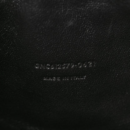 Saint Laurent Grain De Poudre Matelasse Monogram Mini Lou Camera Bag Black 7 of 11