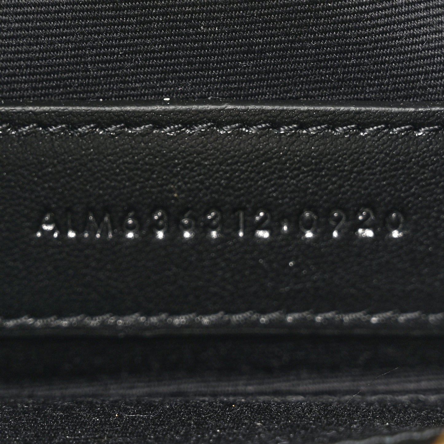 Grain De Poudre Chevron Monogram Bill Pouch Senape Yellow