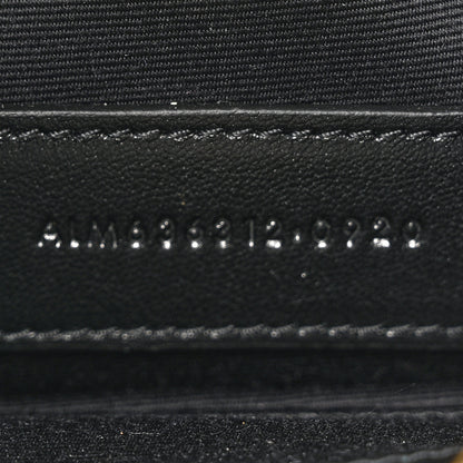 Saint Laurent Grain De Poudre Chevron Monogram Bill Pouch Senape Yellow 7 of 9