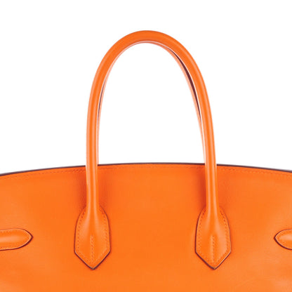 Hermes Veau Swift Birkin 35 Orange 22 of 25