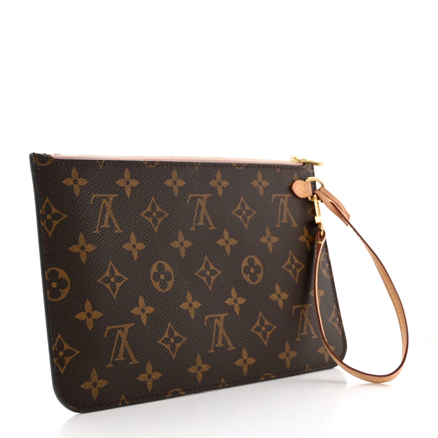 Monogram Jungle Dots Neverfull MM Pochette Sugar Pink