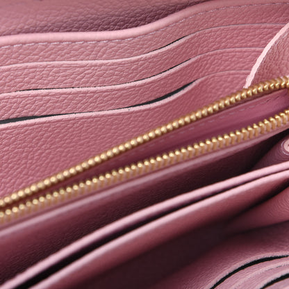 Louis Vuitton Empreinte Monogram Giant By The Pool Zippy Wallet Bouton De Rose 7 of 14