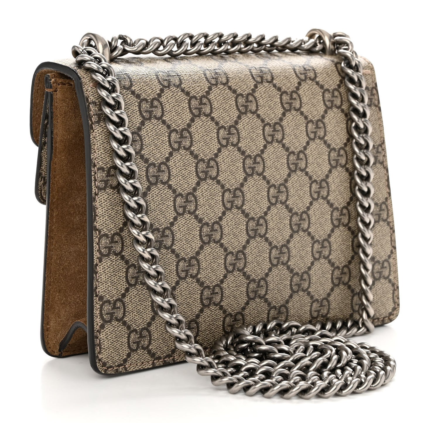 GG Supreme Monogram Mini Dionysus Shoulder Bag Taupe